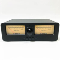 Fosi Audio LC30 VU Meter Verstärker Lautsprecher-Umsaltbox Audio Visualizer 2 In 2 Out Vintage-Schalter für High-Power-Stereo-Class AB-Tube Amps mit Fernbedienung