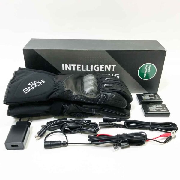 BARCHI Heated Gloves for Men and Women, Rechargeable Motorcycle Gloves, Electric Hand Warmers, Suitable for Winter Cycling, Skiing, Hiking, Running, Working, etc.