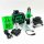 Cross line laser 25M, THL&INEW cross line laser green self-leveling 3 x 360° with magnetic wall mount, 3D 12 lines, IP 54 line laser vertical and horizontal line (3pcs battery)