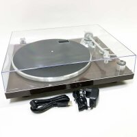 Plattenspieler mit Riemenantrieb Bluetooth Vinyl-Schallplattenspieler 2 Geschwindigkeiten 33 oder 45 U/min mit Phono Vorverstärker Magnetkartusche und Gegengewicht Drahtlose Ausgangskonnektivität