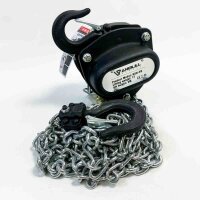 Anbull pulley block, chain hoist 1000kg, 3m lifting height, fully galvanized chain, no oil stains and rust-proof, product weight 12Kg