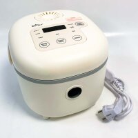 Bear Rice Cooker 2L with Steamer, 6 Rice Cooking...
