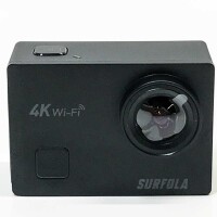 Surfola Action Cam 4K, Unterwasserkamera 40M Wasserdicht 20MP EIS Bildstabilisierun 170° Weitwinkel Helmkamera WiFi Actionkameras mit Externem Mikrofon 2 Akkus und Zubehör Kit 2.4G Fernbedienung