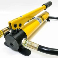 CGOLDENWALL CP-180 Manual Hydraulic Pump, 0.8m Hose, Oil Content 400cc, High Pressure 60kg/c㎡, for 10T/20T Hydraulic Cylinder