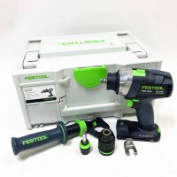 Festool Akku-Bohrschrauber TDC 18/4 I-Basic QUADRIVE (mit...