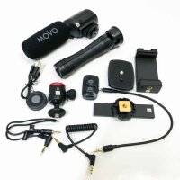 Movo iVlogger iPhone,Android Kompatibles Vlogging Kit mit...
