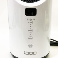 iDOO Low Consumption Electric Stove 1500W Ceramic Fan Heater Electric Heater with Remote Control 12 Hour Timer 60° Oscillation Safe and Silent for Home Office Christmas Gifts