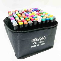 belleza suprema Colorful Markers with 100 Graffiti Pens...