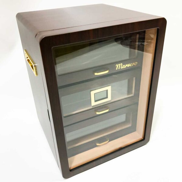 Humidor Zigarren Marvero handgefertigter Zigarrenhumidor,Cigar Humidor, Zedernholz-Humidor für 150 Zigarren mit genauem Hygrometer, humidor befeuchter