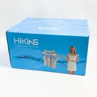 HiKiNS RO-125G 5 Stage Reverse Osmosis Drinking Water Filter System, 125GPD Large Flow Reverse Osmosis Under Sink Drinking Water Filter System for Home Use, Aquarium