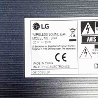 LG 3.1 DGX Soundbar mit Dolby Atmos, kabelloser Subwoofer, 420 W