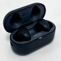 LG TONE Free T90S in-ear Bluetooth headphones with Dolby Atmos sound, MERIDIAN technology, ANC (Active Noise Cancellation), UVnano & IPX4 splash protection - black