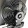 HG Power 250mm inlet and exhaust fan industrial 1100m³/h wall fan with mesh screen wall fan exhaust fan aluminum with EU plug, black