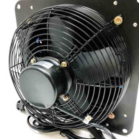 HG Power 250mm Exhaust Fan Industrial Wall Fan 1100m³/h Wall Fan with Mesh Screen Exhaust Fan with EU Plug Aluminum Window Fan for Basement Garage Kitchen