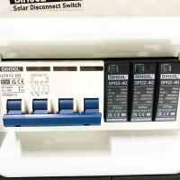 Überspannungsschutz PV DC Trennschalter Blitzschutz Leitungsschutzschalter 1000VDC 20-40KA Solar Spannungsschutz für Photovoltaik IP65 Wasserdichtes