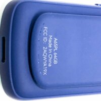 AGPTEK MP3 Player Bluetooth 5.3 Sport 64GB mit 1,5 Zoll TFT Farbbildschirm, Mini Musik Player mit Clip, Unterstützt bis 128GB SD Karte, Blau