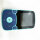 AGPTEK MP3 Player Bluetooth 5.3 Sport 64GB with 1.5 inch TFT color screen, mini music player with clip, supports up to 128GB SD card, blue