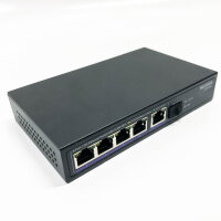 NICGIGA (OHNE OVP) 5 Port 2.5G Ethernet Switch mit 10G SFP Uplink, Unmanaged 2.5Gb Netzwerk Switch, Plug & Play, Desktop/Wandmontage, lüfterloses Metalldesign.