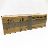 WOLFBIRD 152CM/5FT Bifold sliding door fitting for one-way fitting system, folding door kit Suitable for 2 doors with a total width of 150CM (without door panels)