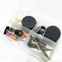 DEPSTECH A1L 8V Mini Cordless Grinder 2.5Ah Cordless Rotary Tool Multi Tool Kit with LED Light 5000-30000RPM Speed ​​47 Accessories for Grinding, Engraving, Polishing and DIY