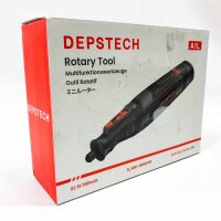 DEPSTECH A1L 8V Mini Cordless Grinder 2.5Ah Cordless Rotary Tool Multi Tool Kit with LED Light 5000-30000RPM Speed ​​47 Accessories for Grinding, Engraving, Polishing and DIY