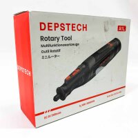 DEPSTECH A1L, 8V Mini Cordless Grinder, 2.5Ah Cordless Rotary Tool Multi Tool Kit with LED Light, 5,000-30,000 RPM Speed, 47 Accessories for Grinding, Engraving, Polishing and DIY