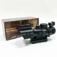 AOMEKIE Rifle Scope 4x32mm with Fiber Optic and 22mm/11mm...