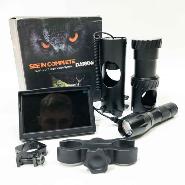 Hunting Night Camera, Rifle Scope, Telescope, Night Vision Device with 5 Inch Display [5. Generation]