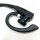 ESSONIO Bluetooth Headset, Wireless Bluetooth Earphones 15 Hours Talk Time Stereo Microphone 270° Rotatable Ear Hook with Noise Canceling Compatible for Driving/Business/Office (Black)