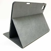 KingBlanc Case for iPad Pro 12.9 inch 2022 (6th Generation) /2021/2020/2018 (5th/4th/3rd Gen) with Pen Holder, Auto Sleep/Wake, Smart Vegan Leather Folio for iPad 12.9", Black