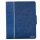 KingBlanc Case for iPad Pro 12.9 inch 2022 6th Generation 2021/2020/2018 (5th/4th/3rd Gen) with Pen Holder, Pencil2 Support, Vegan Leather Protective Case for iPad Pro 12.9", Blue