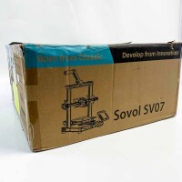 Sovol SV07 3D-Drucker 500 mm/s mit Klipper-Firmware 300 ℃ Hotend Dual Gear Direct Extruder Meanwell Feeding Automatische Nivellierung Druckgröße 220 x 220 x 250 mm