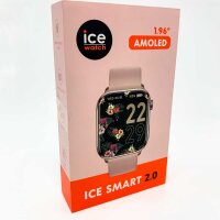 ICE-WATCH - Ice smart 2.0 Rose-Gold - Rosafarbene Connected Watch mit rosafarbenem Silikonarmband für Frauen