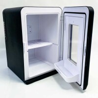 Vasip Mini Kühlschrank 15L (mit minimalen Kratzern), Tragbar mit Kühl- und Heizfunktion, Kleiner Getränkekühlschrank für Hause Büro Camping und Auto (AC/DC)