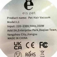 ELS PET Professional Pet Grooming and Vacuum Suction Set, Long Hair Clipper for Dogs and Cats with 5 Grooming Tools