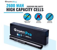 NinjaBatt Pro Batteria 740715-001 OA04 746641-001 250 G3 OA03 250 G2 TPN-F112 240 G2 HSTNN-LB5S 255 G3 HSTNN-LB5Y 15-D003SL 0A04 15-G003SL 15-G094SA - 4 Celles 2600mAh 38wh