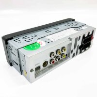 1 Din Autoradio mit Wireless Carplay & Android Auto - 5,1 Zoll HD Touchscreen Radio mit EQ/FM AM RDS Radio/AUX Eingang/TF/SWC + Rückfahrkamera & MIC