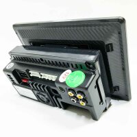 Autoradio 2 Din mit Apple Carplay Android Auto, NHOPEEW Auto MP5 Multimedia Player mit 9.5 Zoll IPS Automatisch Drehendem Bildschirm/Bluetooth/Mirror Link/FM/SWC/USB/AUX + Rückfahrkamera