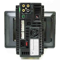 Autoradio 2 Din mit Apple Carplay Android Auto, NHOPEEW Auto MP5 Multimedia Player mit 9.5 Zoll IPS Automatisch Drehendem Bildschirm/Bluetooth/Mirror Link/FM/SWC/USB/AUX + Rückfahrkamera