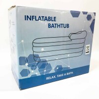 Inflatable Foldable Bathtub for Adults 164x84x51cm Folding Bathtub Inflatable for Shower Large Freestanding Bathtub Foldable with Pump for Hot and Ice Bath