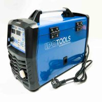 POTOOLS MIG-185SYN MIG MAG welding machine - inert gas welding machine, 185 amps, synergy function, additional wire and electrodes, MMA/digital display, IGBT / 230 V