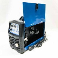 POTOOLS MIG-185SYN MIG MAG welding machine - inert gas welding machine, 185 amps, synergy function, additional wire and electrodes, MMA/digital display, IGBT / 230 V
