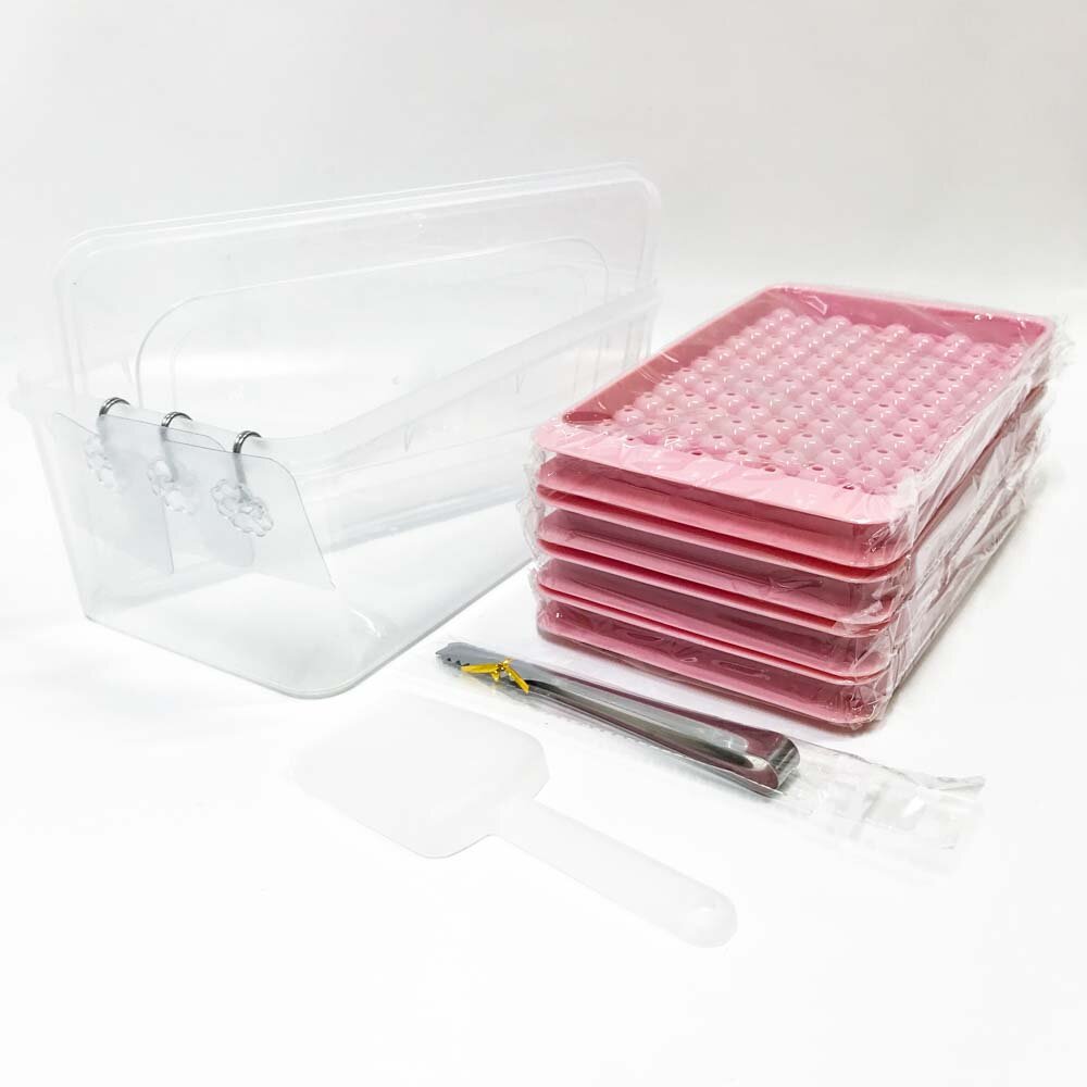 DUSEHNO Mini-Eiswürfelbehälter Rosa 104x4 für Getränke