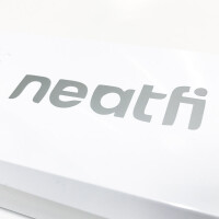 Neatfi (Neues Modell) XL 2,500 Lumen LED-Tischlampe, Korrelierte Farbtemperatur, 162 Stück Smd Leds, 56 CM breite Lampe, Dimmbar (CCT mit Klemme, Weiß)