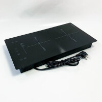 AMZCHEF induction hob 2 plates, Domino double induction...