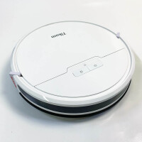 Robot vacuum cleaner, Tikom G8000 vacuum robot with wiping function, 2700Pa suction power, WiFi, ideal for animal hair, carpets and hard floors, white