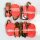 4 Stück Spanngurte,4x1000KG Ratschengurte Zurrgurte, 5m lang,25 mm breit mit Ratsche Befestigungsriemen,Enorm Robuste Zurrgurte Geeignet für Feste Ladung