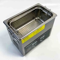 CREWORKS 3L Professioneller Ultraschallreiniger mit Heizung Timer Edelstahl Ultraschallreinigungsgerät Ultraschallreinig für Zahnprothesen Schmuck Brillen Uhren Gläser Ultrasonic Cleaner (3L)