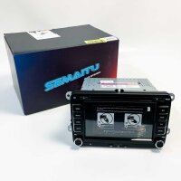 SEMAITU VW car radio, 2 Din 7-inch touchscreen DVD...