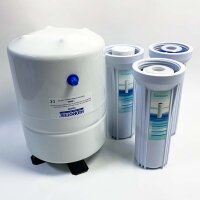 Geekpure 6-Stage Reverse Osmosis Drinking Water Filter System with Mineral Remineralization Filter - 75GPD